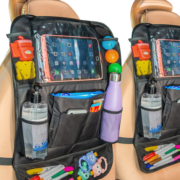 Car Seat Oragniser Multi Pocket Car Backseat Organiser Tidy With Tablet Holder