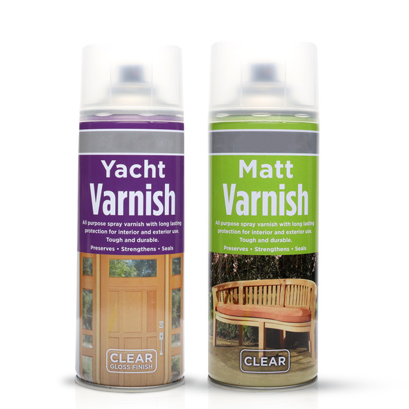 400 ml Matt Clear Varnish Spray And Glossy Yacht Varnish Spray Anti Mould Spray Interior Exterior Use