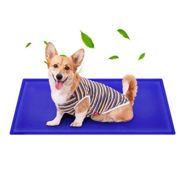 Dog Cooling Mat, Soft Oxford Cloth, Waterproof, Summer Cooling Mat for Dogs and Cats, Non-Toxic and Safe Gel Mat, No Need to Refrigerate, Easy to Clean, Pet Self Cooling Sleeping Mat for Puppies, Kittens, Rabbits