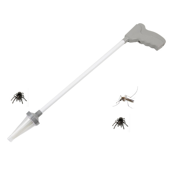 65cm Spider Catcher, Long Handle, Easy to Use Fly Catcher, Indoor Spider Grabber Stick, Home Bug and Insect Grabber with Soft Fibres, Safely Humanely Remove Spiders, Wasps, Bees, Moths, Butterflies