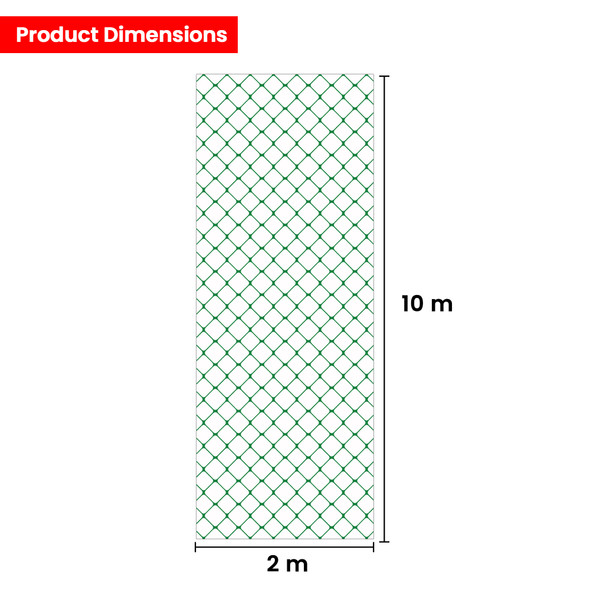 Set of 2 Garden Netting, Bird Netting for Vegetable and Fruit Protection, Non Toxic, Sturdy Nylon, Easy to Install, Garden Mesh Netting for Pest Control, Plant Netting, Anti Cat and Bird Fly Net