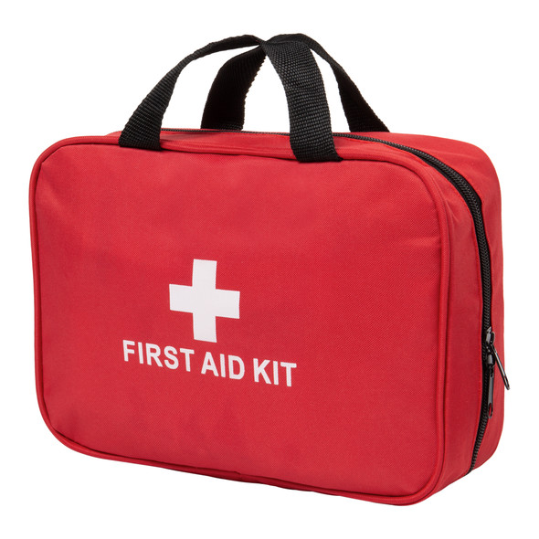 68 Pcs Travel First Aid Kit for Holiday, Home Use, Waterproof and Easy to Carry Bag with Multiple Pockets, Bandages, Scissors, Blanket, Hiking Car First Aid Kit for Emergency, Outdoor Camping, Sports