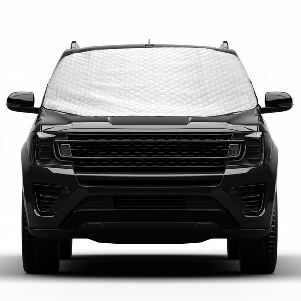 Magnetic Car Windscreen Cover with 3 Hidden Magnets, Universal Anti Frost Windshield Protector, Ice Snow and Bird Poo Protection, Car Windshield Snow Cover, Cooling Ice Cover for Cars, SUV, Van