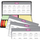 1900Pcs Sticky Notes Set with Padded Case, Vibrant Multicolour Sticky Notes, Adhesive 16 Arrow Flags and 4 Year Calendar, Organising, Indexing, Highlighting, Ideal for School, Office Work