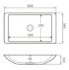 Solid Surface Bench Top Basin 3859
