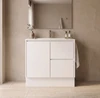 Evolution Tall Vanity 900mm - Satin White Polyurethane