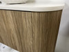Wave Rouned Fluted Corner 1500 Mm Vanity - Optional Stone Bench Top - ALL DRAWERS