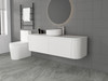 Wave Rouned Fluted Corner 1500 Mm Vanity - Optional Stone Bench Top - ALL DRAWERS Wave Rouned Fluted Corner 1500 Mm Vanity - Optional Stone Bench Top - ALL DRAWERS