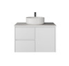 Evolution Tall Vanity 810 mm - White Polyurethane -  Optional Stone Benchtop Evolution Tall Vanity 810 mm - White Polyurethane -  Optional Stone Benchtop
