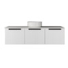 Cottage 600 mm White Wall Mount Vanity - Optional Stone Benchtop Cottage 600 mm White Wall Mount Vanity - Optional Stone Benchtop