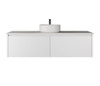 Infinity Short 1500 mm White Wall Mount Vanity - Optional Stone Benchtop Infinity Short 1500 mm White Wall Mount Vanity - Optional Stone Benchtop