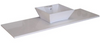 Infinity Short 1800 mm White Wall Mount Vanity - Optional Stone Benchtop