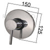 New Ellipse Concealed Shower or Bath Mixer  - Clearance Sale