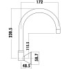Betis Wall Sink Spout