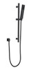 Joseph Sliding Shower Rail - Matt Black