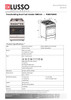 Dilusso FREESTANDING DUAL FUEL COOKER - 600MM Dilusso FREESTANDING DUAL FUEL COOKER - 600MM