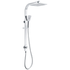 IKON SQUARE HEAVY DUTY CHROME SHOWER COMBINATION