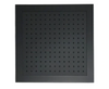 Normandy Flush Ceiling Mounted Square Rain Shower Head 300mm - Matt Black