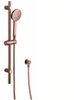New Round Rose Gold Lollypop Hand Shower Head with Rail