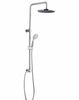 Round Twin Shower Combination - Heavy Duty Range - Back Inlet