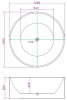 BWA Round Freestanding Bath Tub 1400mm & 1350mm BWA Round Freestanding Bath Tub 1400mm & 1350mm