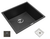 CarySil Magic Salsa QUARTZ Kitchen Sink - Drop In or Under Mount - Single Bowl 457x406