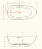 Normandy 8806 Solid Surface Stone Oval Freestanding Bathtub - 1500 1600 1700 1800 , Regular Stock, But all To Confirm Stock Normandy 8806 Solid Surface Stone Oval Freestanding Bathtub - 1500 1600 1700 1800 , Regular Stock, But all To Confirm Stock