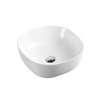CH44 Art Basin - Touchline White Matt Black