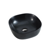 CH44 Art Basin - Touchline White Matt Black