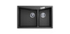 CARYSIL CGDB3220 DOUBLE BOWL QUARTZ KITCHEN SINK 800MM X 500 MM X 220MM