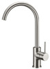 Ikon HALI Goose Neck Sink Mixer  Chrome, Matt Black, Brushed Nickel, Brushed Gold, Gun Metal Grey Ikon HALI Goose Neck Sink Mixer  Chrome, Matt Black, Brushed Nickel, Brushed Gold, Gun Metal Grey