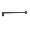 Brass Round Wall Shower Arm  - H 400mm Matte Black