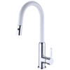 Nero Pearl Pull Out Vegie Spray Sink Mixer White Nero Pearl Pull Out Vegie Spray Sink Mixer White