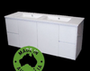 Normandy Evolution Vanity with Stone Top & Under-Mount Basin - Size: 600 750 810 900 1000 1200 1500 & 1800mm