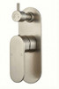Normandy Brushed Nickel Lindy Bath Shower Mixer Diverter Tap