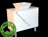 Normandy Evolution Drawer Only Vanity with Stone Top & Bench-top Basin - Size: 600 750 810 900 1000 1200 1500 & 1800mm