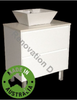 Normandy Evolution Drawer Only Vanity with Stone Top & Bench-top Basin - Size: 600 750 810 900 1000 1200 1500 & 1800mm
