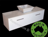 Monaco Vanity with Stone Top & Bench-top Basin - Size: 600 750 810 900 1000 1200 1500 & 1800mm