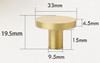 GOLD | BRASS Solid Brass Knob Handle for Bathroom Vanity & Kitchen Cabinet GOLD | BRASS Solid Brass Knob Handle for Bathroom Vanity & Kitchen Cabinet