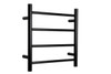 Linsol Allegra Heated Towel Rail & Ladder  4 Bar - Matt Black Linsol Allegra Heated Towel Rail & Ladder  4 Bar - Matt Black