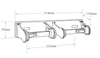 Commercial Double Paper Holder 5224