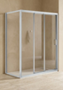 Normandy Semi Frameless Sliding Three Piece Shower Screen With Return L Shape