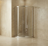 Normandy Semi Frameless Sliding Shower Screen Round Corner