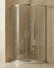 Normandy Semi Frameless Sliding Shower Screen Round Corner