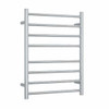 Brushed Stainless Steel, Brushed Nickel Heated Towel Rail & Ladder - Round Brushed Stainless Steel, Brushed Nickel Heated Towel Rail & Ladder - Round
