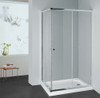 Normandy Semi Frameless Dual Sliding Shower Screen  Normandy Semi Frameless Dual Sliding Shower Screen