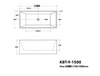 Normandy Lucerne II Perfect Square Freestanding Bath Tub -1500 mm  | 1700 mm