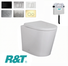 Kempsey Rimless Wall Faced Pan with R&T Inwall Cistern - K102R