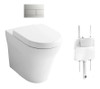 TOTO MH Wall Faced Toilet with Inwall Cistern & Flush Plate
