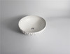 Above counter basin Matte White Interior smooth finish. Textured Exterior Finish Above counter basin Matte White Interior smooth finish. Textured Exterior Finish